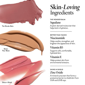 LAURA GELLER lip balm twist-up showing SPF 30 hydration and sheen