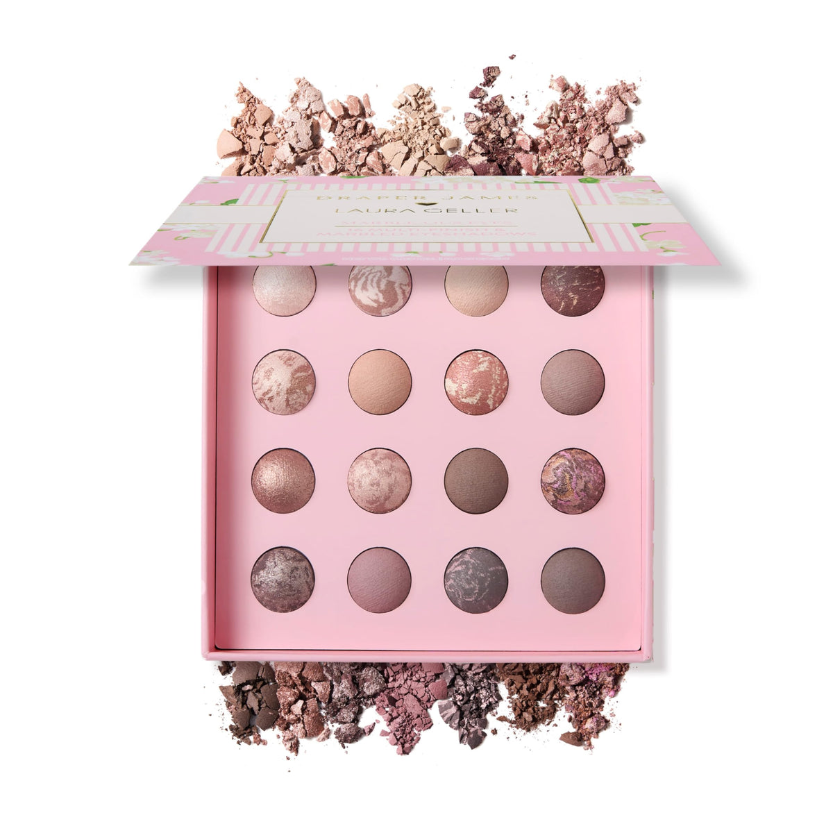 LAURA GELLER NEW YORK palette front view showing compact design and shade range benefit