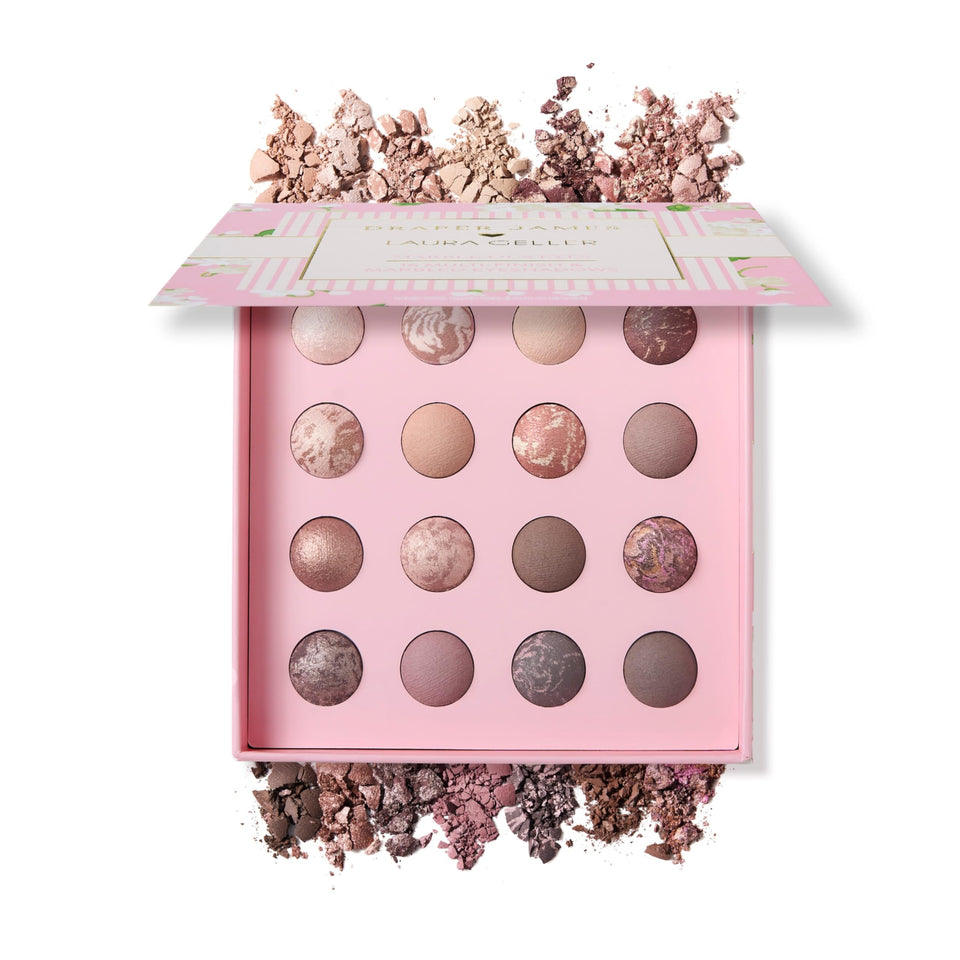 LAURA GELLER NEW YORK palette front view showing compact design and shade range benefit
