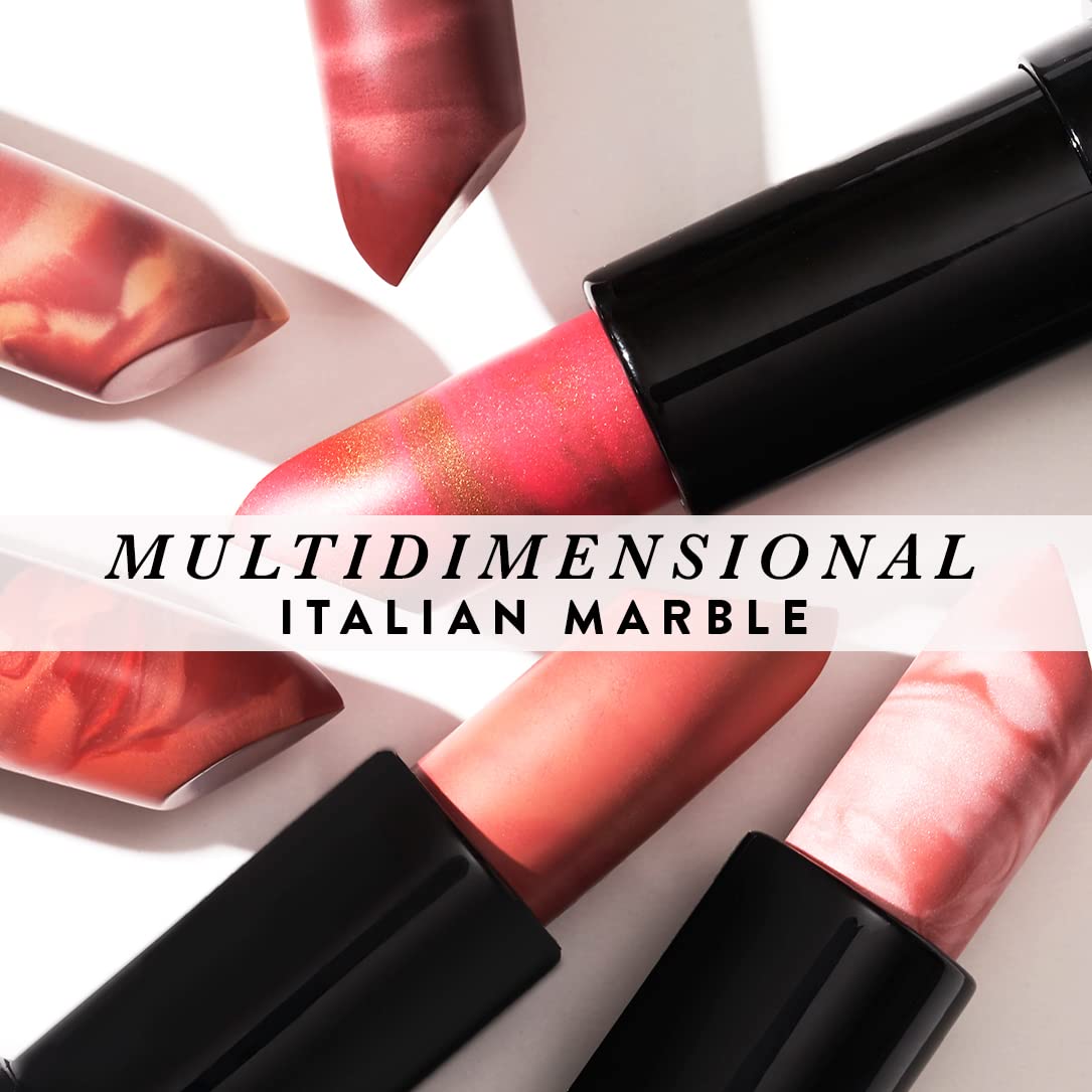 LAURA GELLER NEW YORK lip brush use demonstrating precise application and defined edges