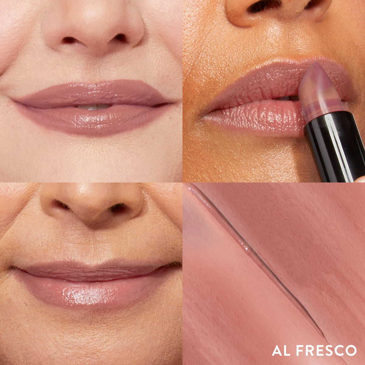 LAURA GELLER NEW YORK open tube angled view showing creamy bullet for smooth application