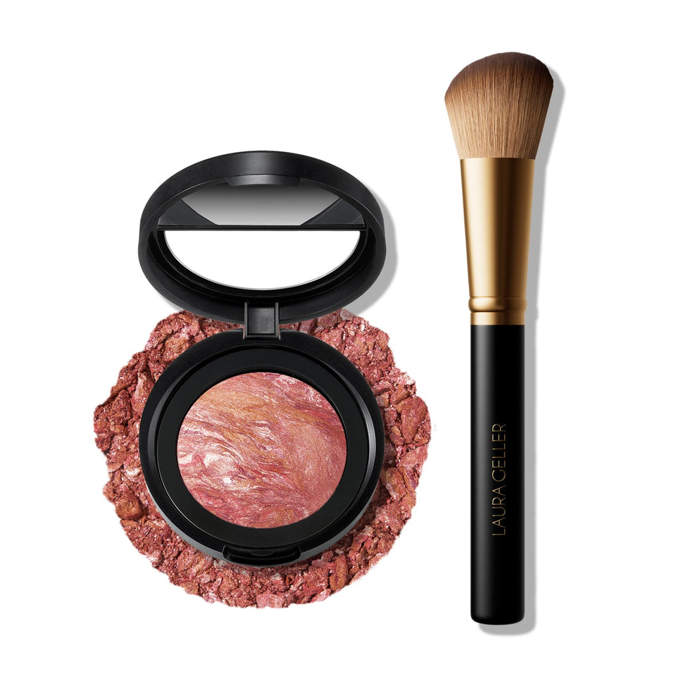 LAURA GELLER NEW YORK compact front view showing packaging and portability benefit