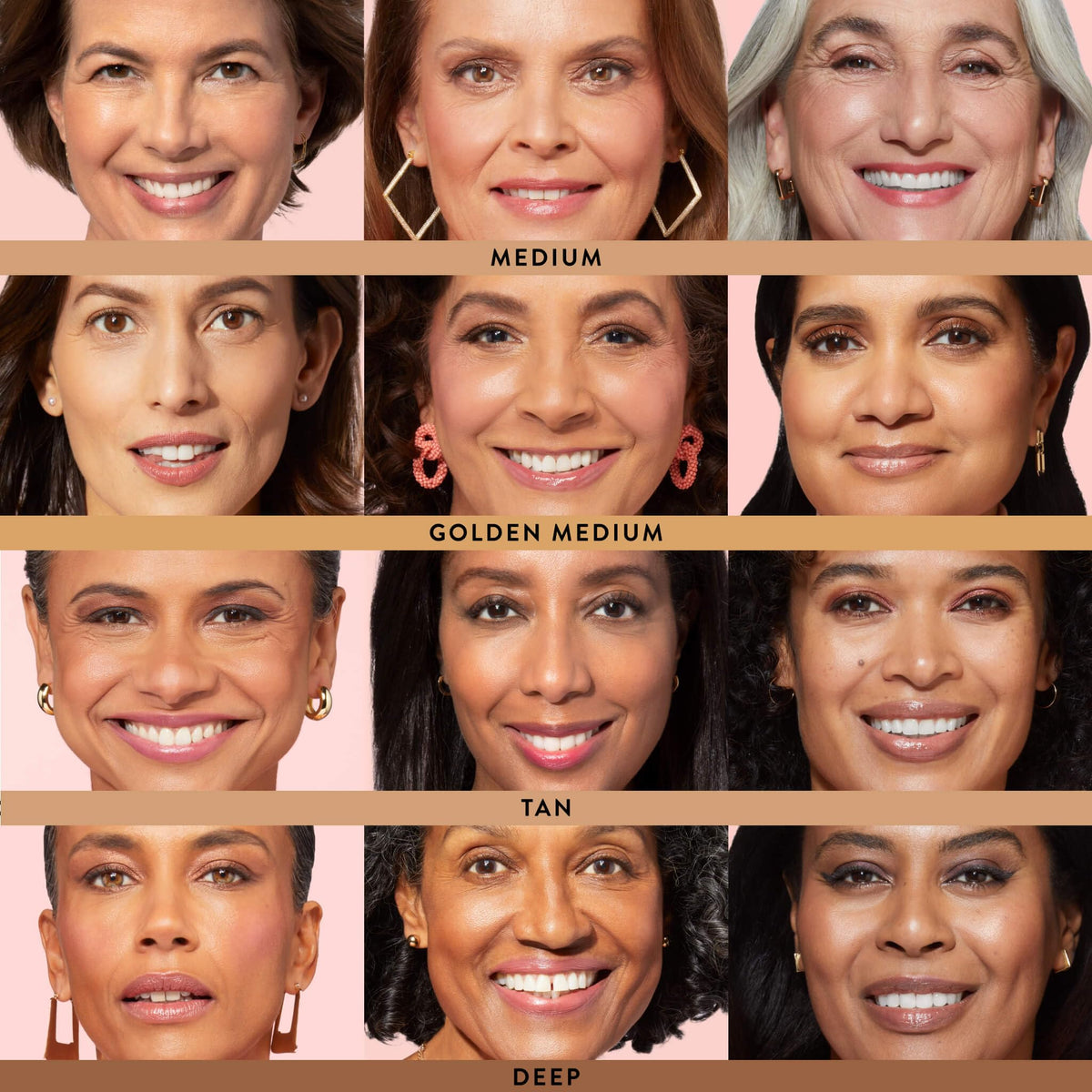 LAURA GELLER NEW YORK powder applied to skin demonstrating natural-looking coverage benefit