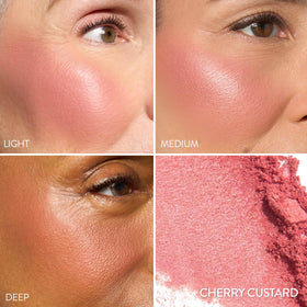 LAURA GELLER NEW YORK close-up of baked texture highlighting smooth blendability
