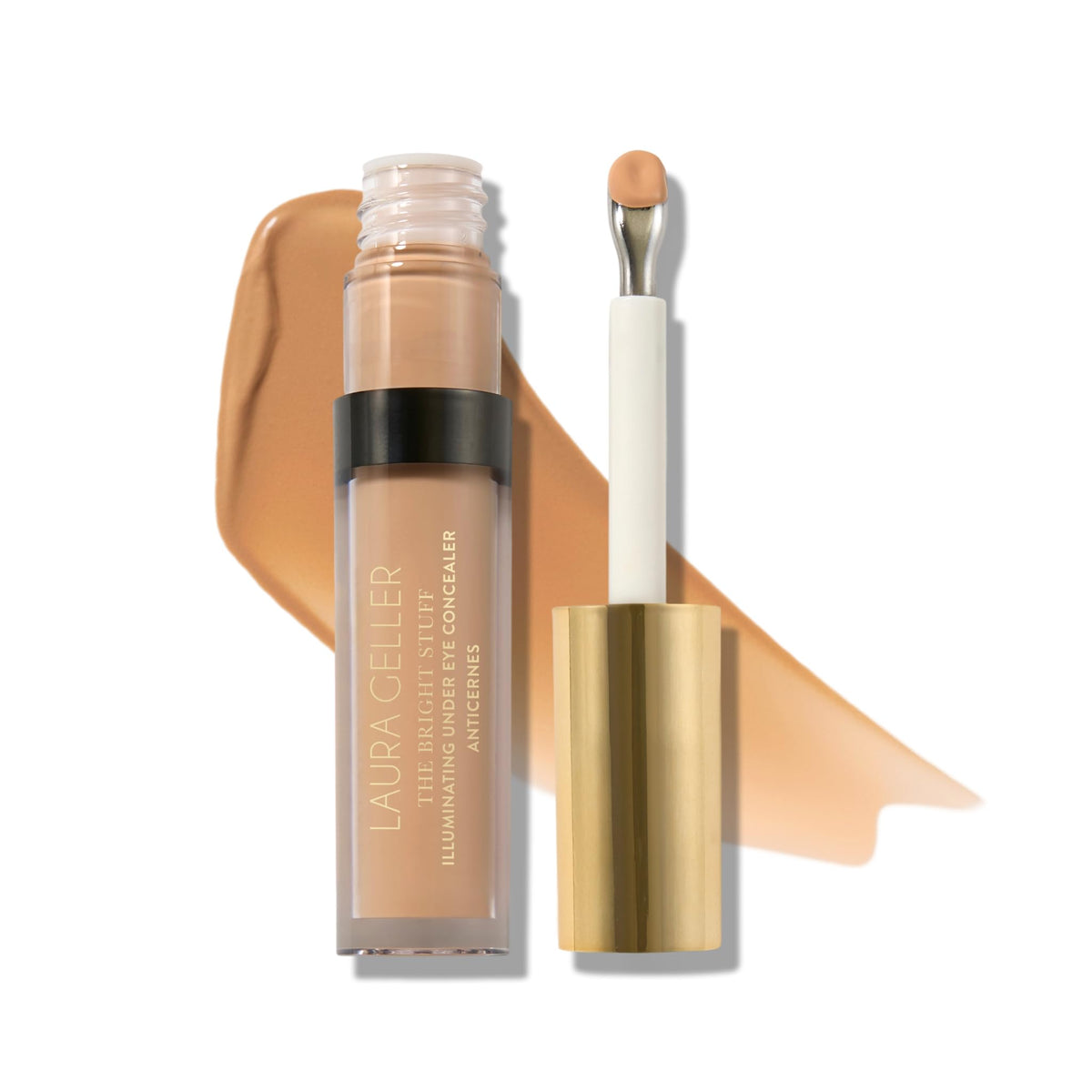LAURA GELLER NEW YORK front packaging showing product and shade for easy selection