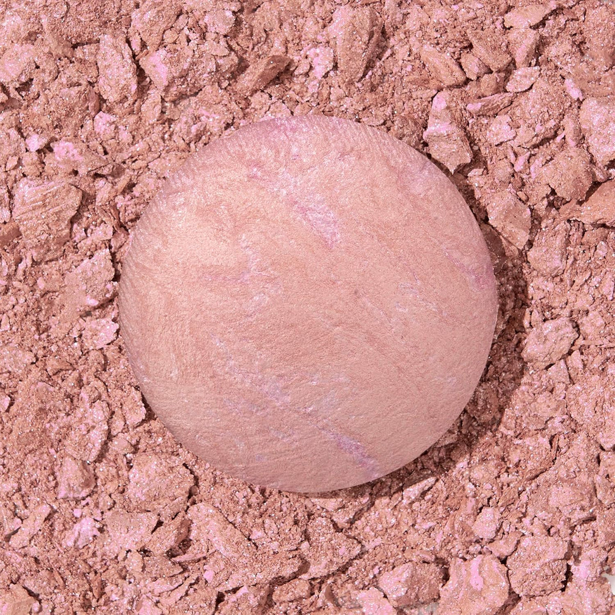 LAURA GELLER NEW YORK lifestyle closeup of cheeks wearing Ethereal Rose for fresh look