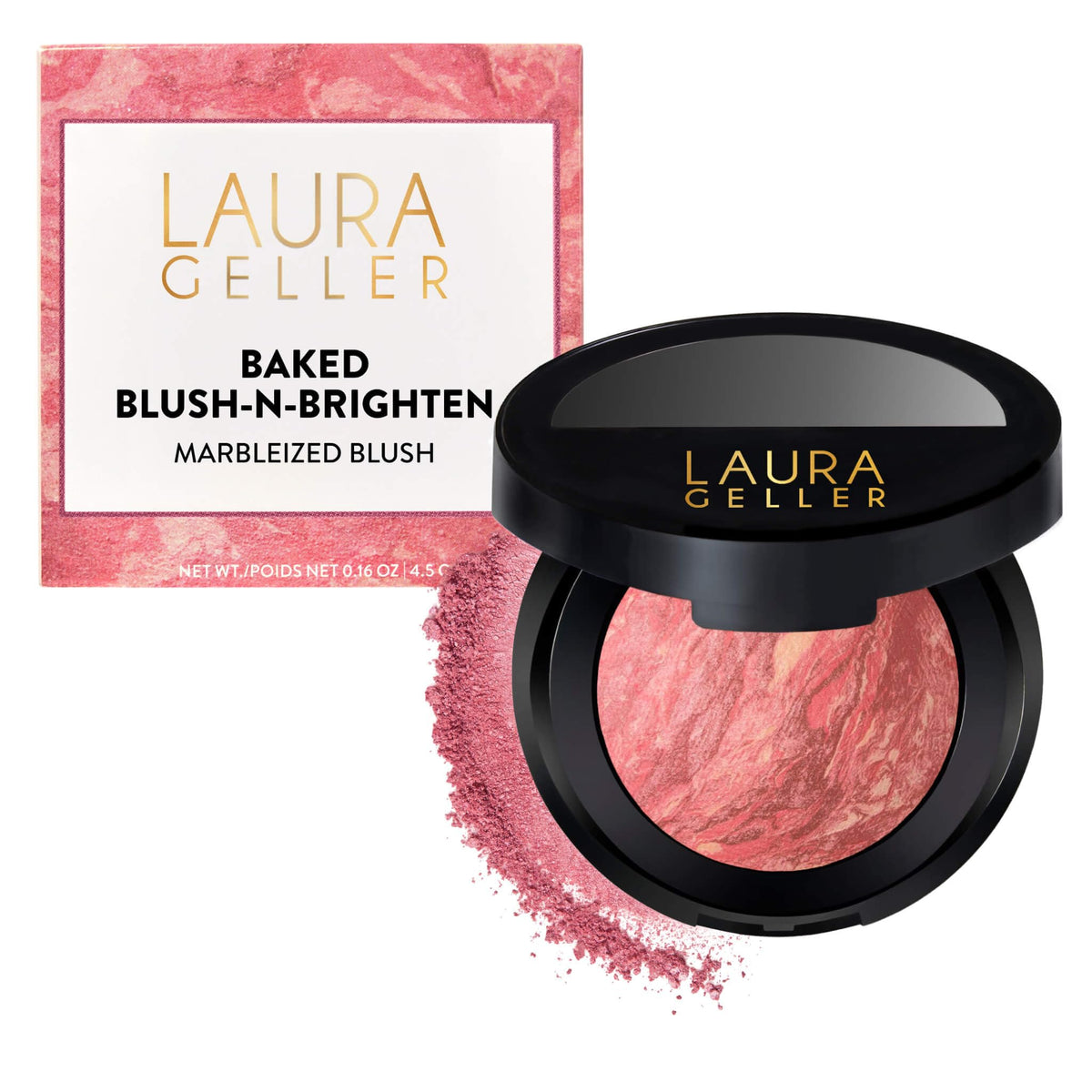 LAURA GELLER NEW YORK front pan showing Summer Orchid shade and natural glow benefit