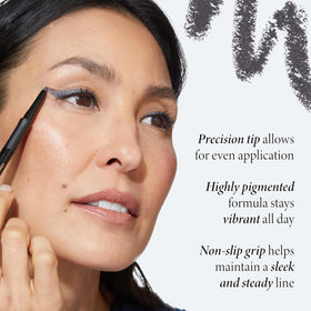LAURA GELLER NEW YORK close-up of pencil tip for fine, crisp lines