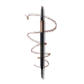 LAURA GELLER NEW YORK front packaging showing pencil and spoolie for travel-ready brows
