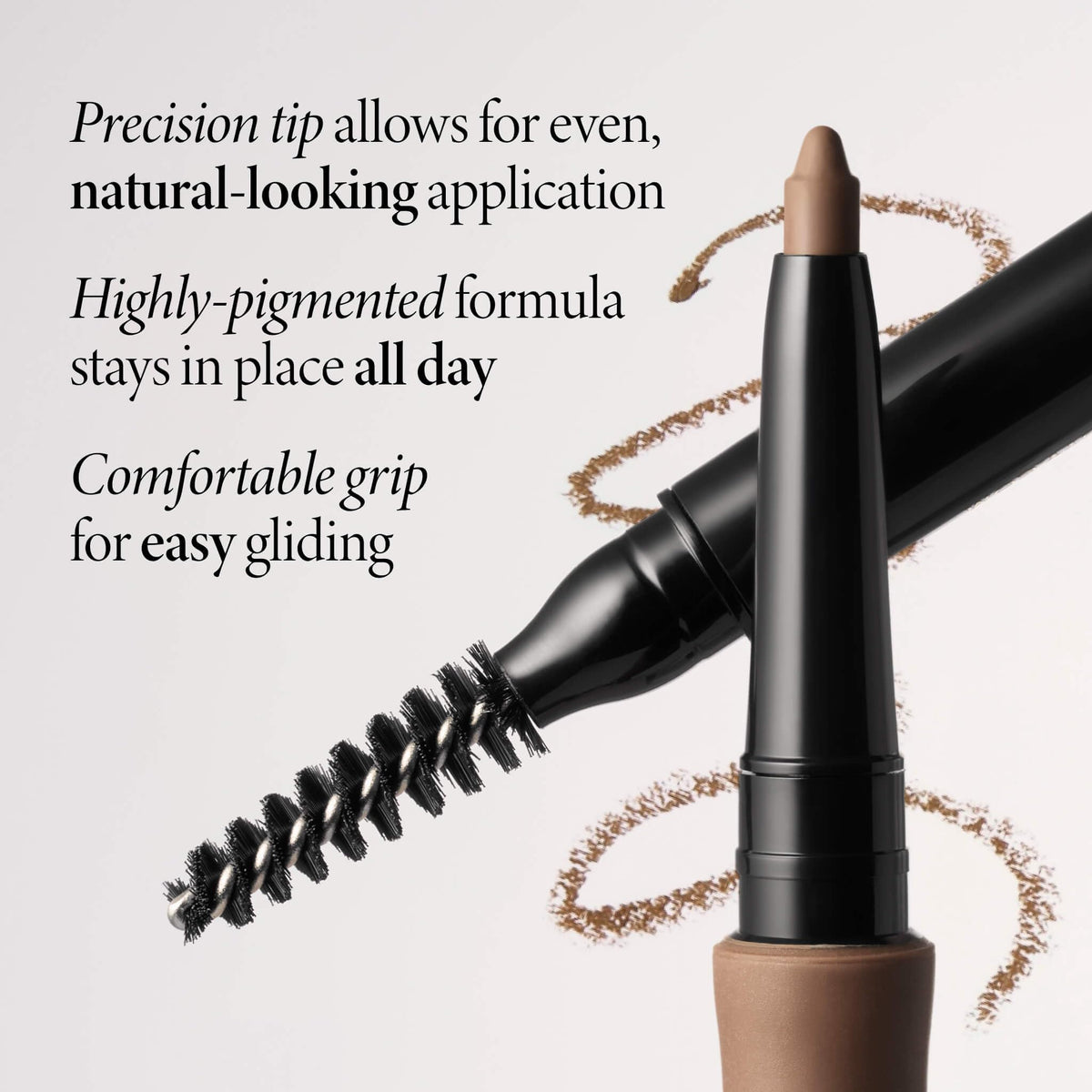 LAURA GELLER NEW YORK spoolie detail blending brows for a soft finish
