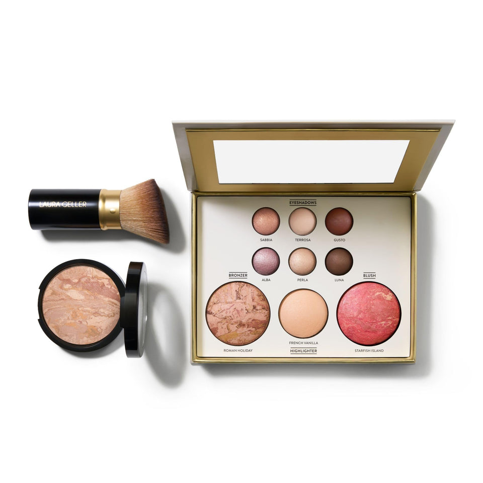 LAURA GELLER NEW YORK kit front packaging showing full set and gift-ready presentation