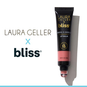 LAURA GELLER NEW YORK packaging with Bliss branding signaling collaboration