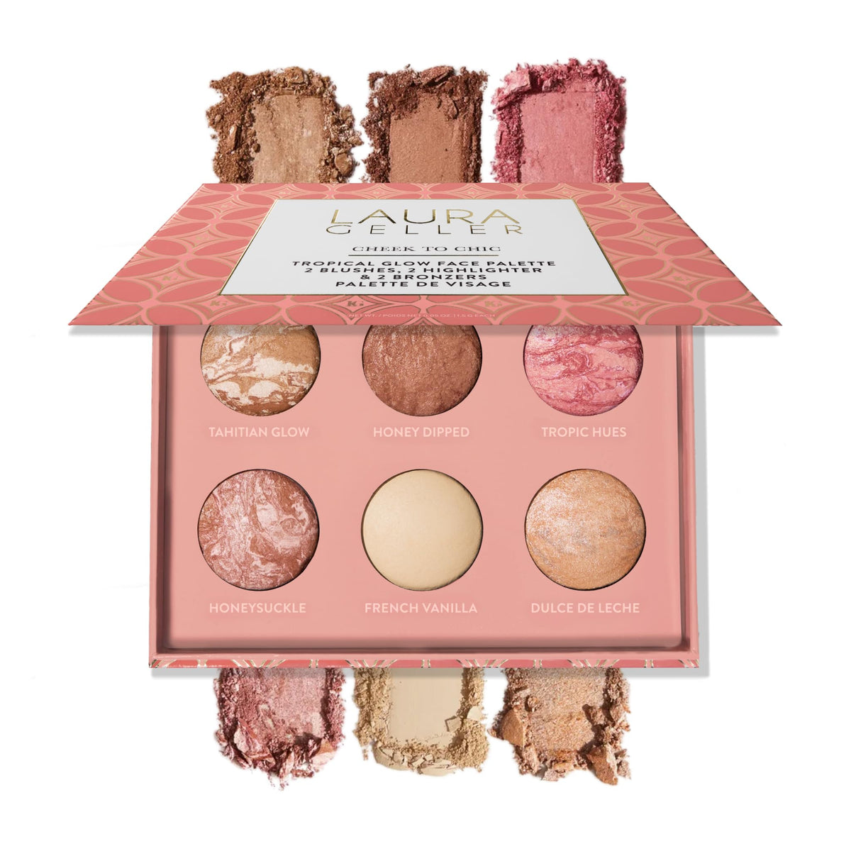 LAURA GELLER NEW YORK front packaging showing compact travel-ready palette