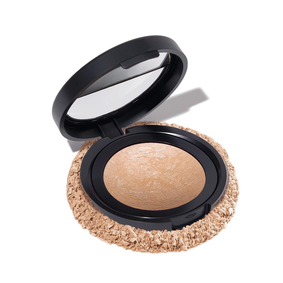 LAURA GELLER NEW YORK compact front view showing sleek packaging and easy portability