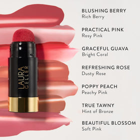 LAURA GELLER NEW YORK label closeup showing ingredient callouts and product clarity