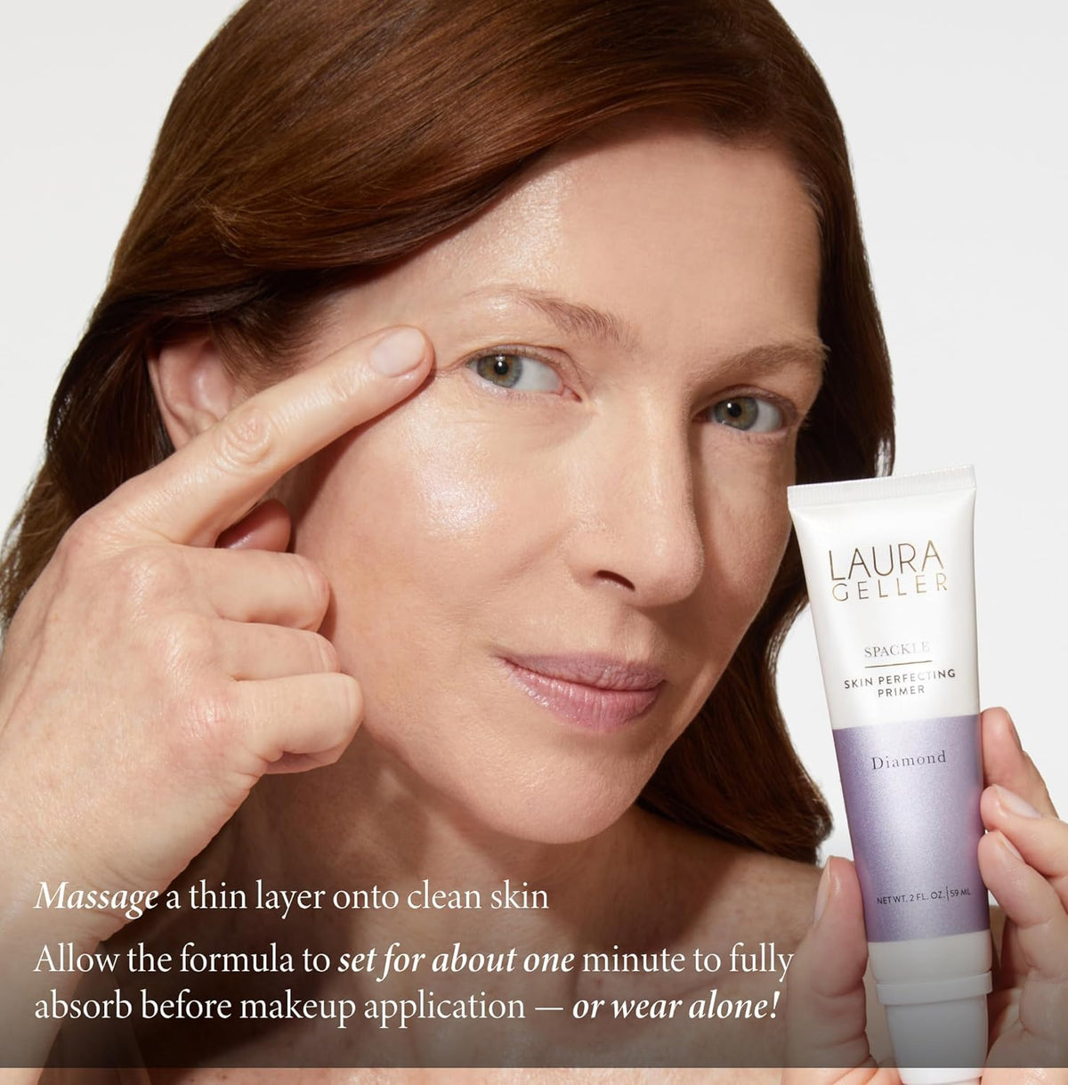 LAURA GELLER NEW YORK in a makeup bag proving travel-friendly size benefit
