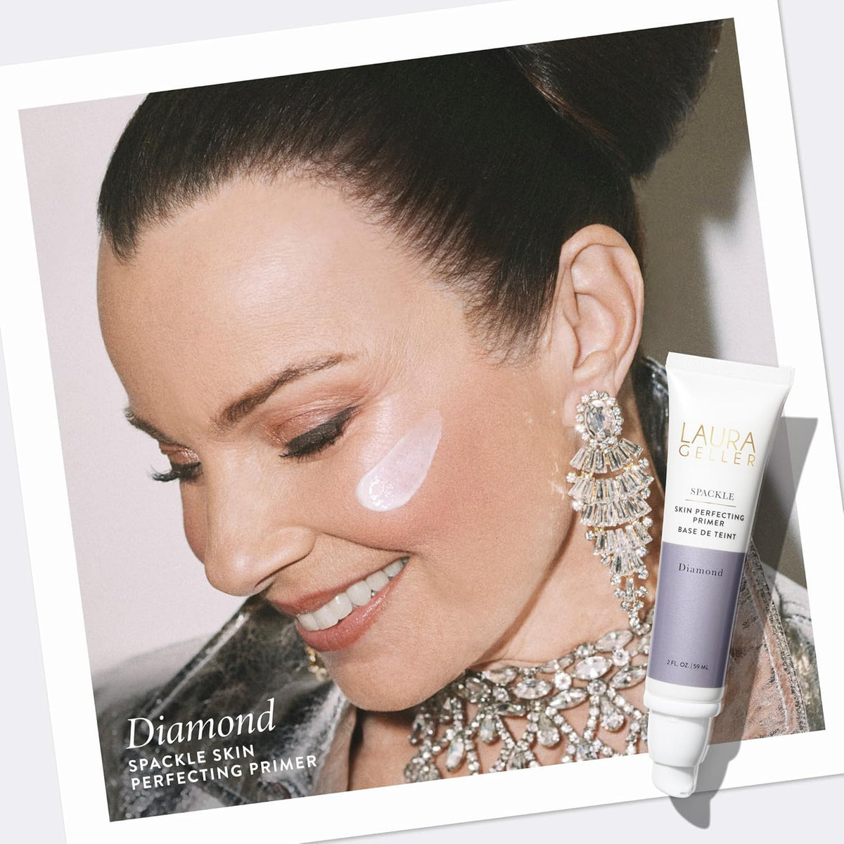LAURA GELLER NEW YORK pump dispenser close-up for easy, mess-free application benefit
