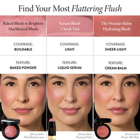 LAURA GELLER open compact displaying rich, longlasting pigment and finish