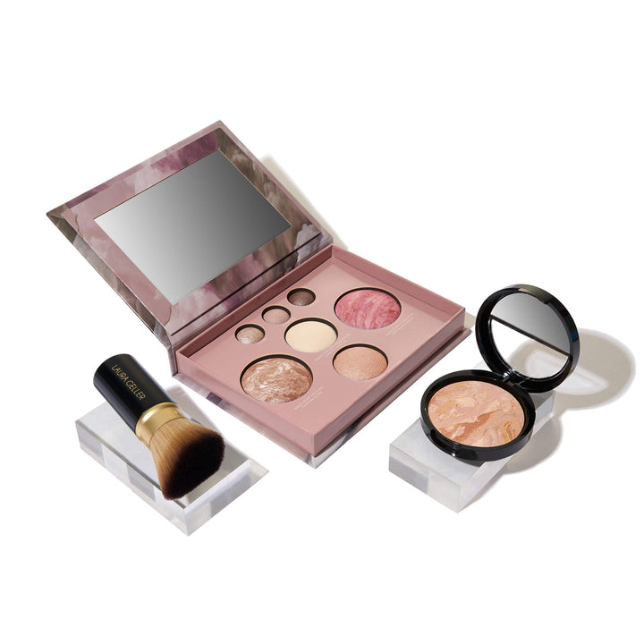 LAURA GELLER palette front packaging showing compact travel-ready colors