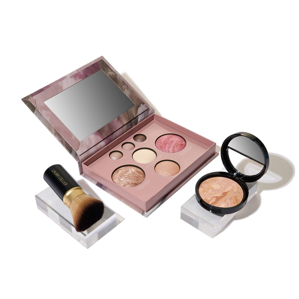 LAURA GELLER palette front packaging showing compact travel-ready colors