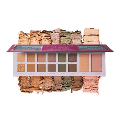 LAURA GELLER NEW YORK open palette front view showing coordinated shades and convenience