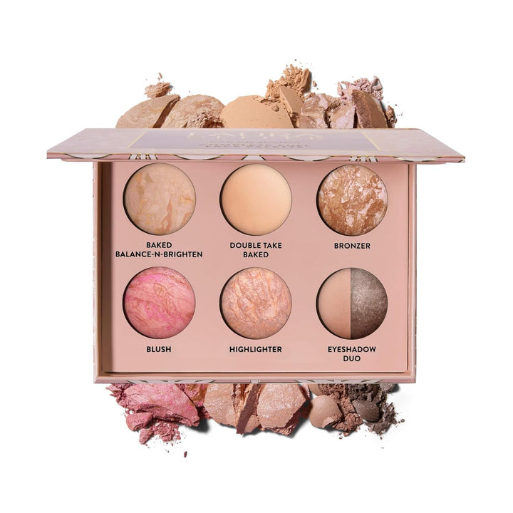 LAURA GELLER NEW YORK palette front packaging shows compact travel-ready benefit