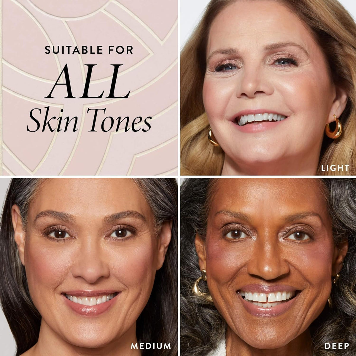 LAURA GELLER palette in hand scale shows compact size and easy carrying benefit