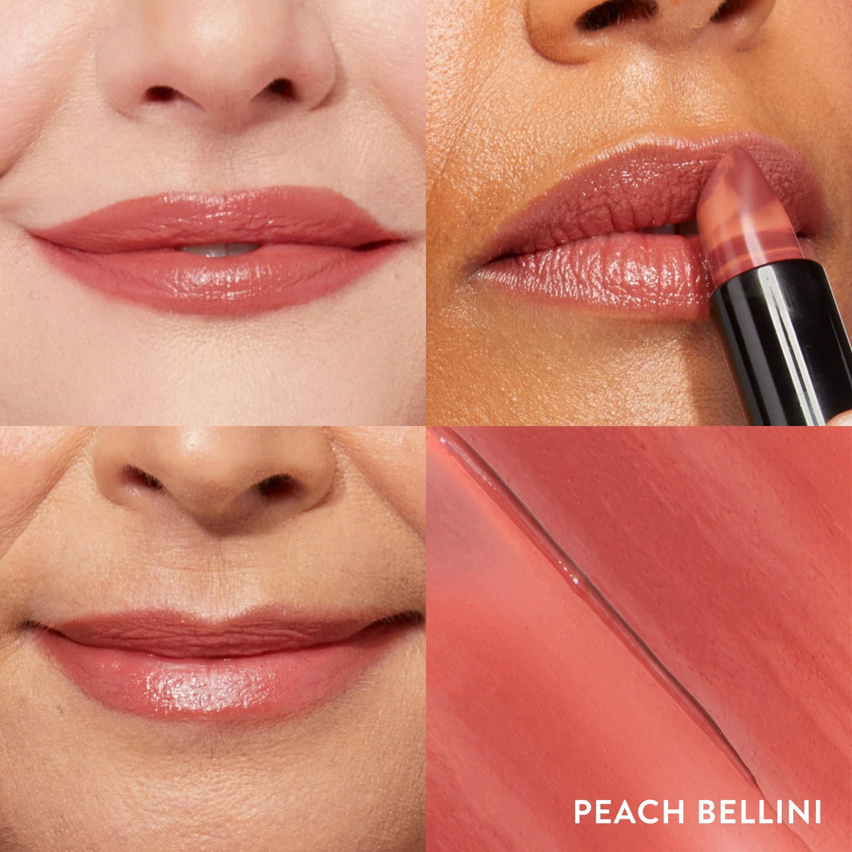 LAURA GELLER close-up of marble bullet highlighting multi-tonal pigments and dimension