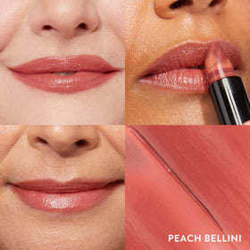 LAURA GELLER close-up of marble bullet highlighting multi-tonal pigments and dimension
