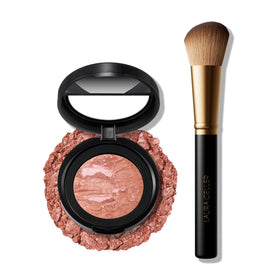 LAURA GELLER NEW YORK front pan showing pink grapefruit shade and glow benefit