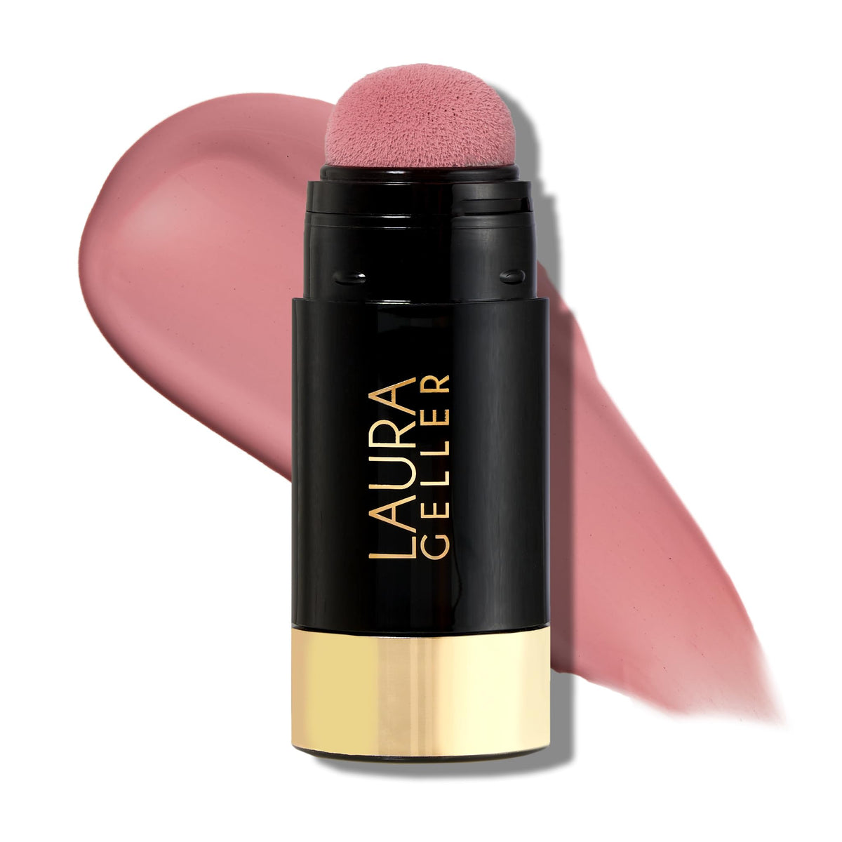LAURA GELLER front packaging showing Practical Pink and benefit of natural flush