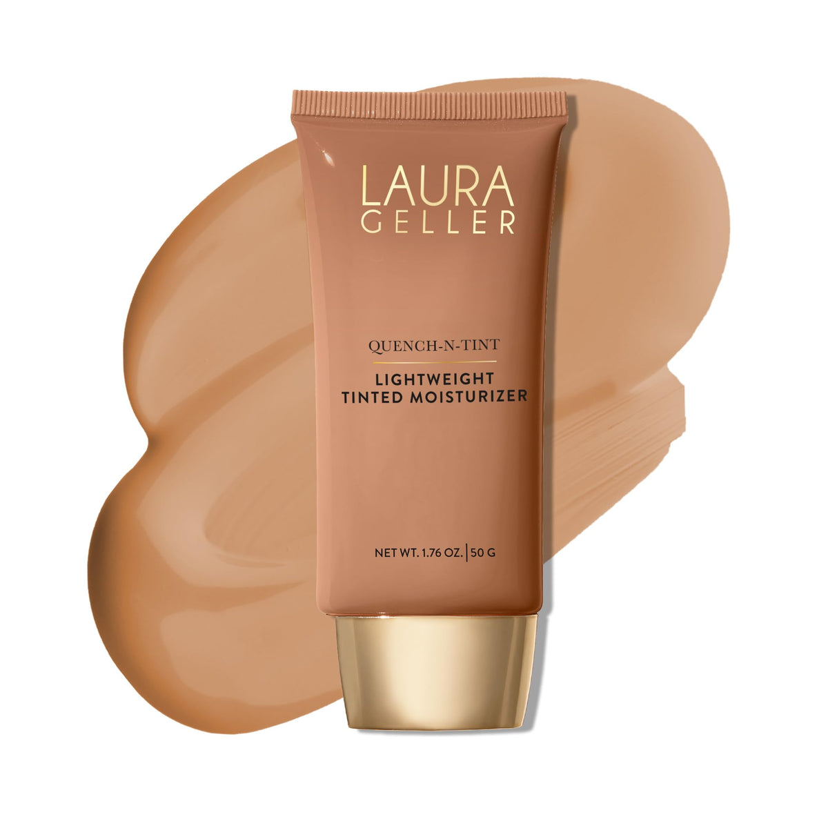 LAURA GELLER front packaging showing Medium/Deep shade and hydrating benefits