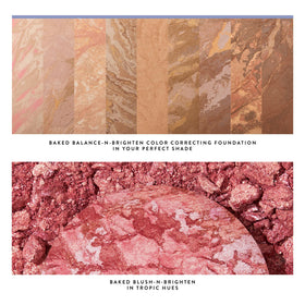 LAURA GELLER NEW YORK retractable kabuki brush compact for travel-friendly application