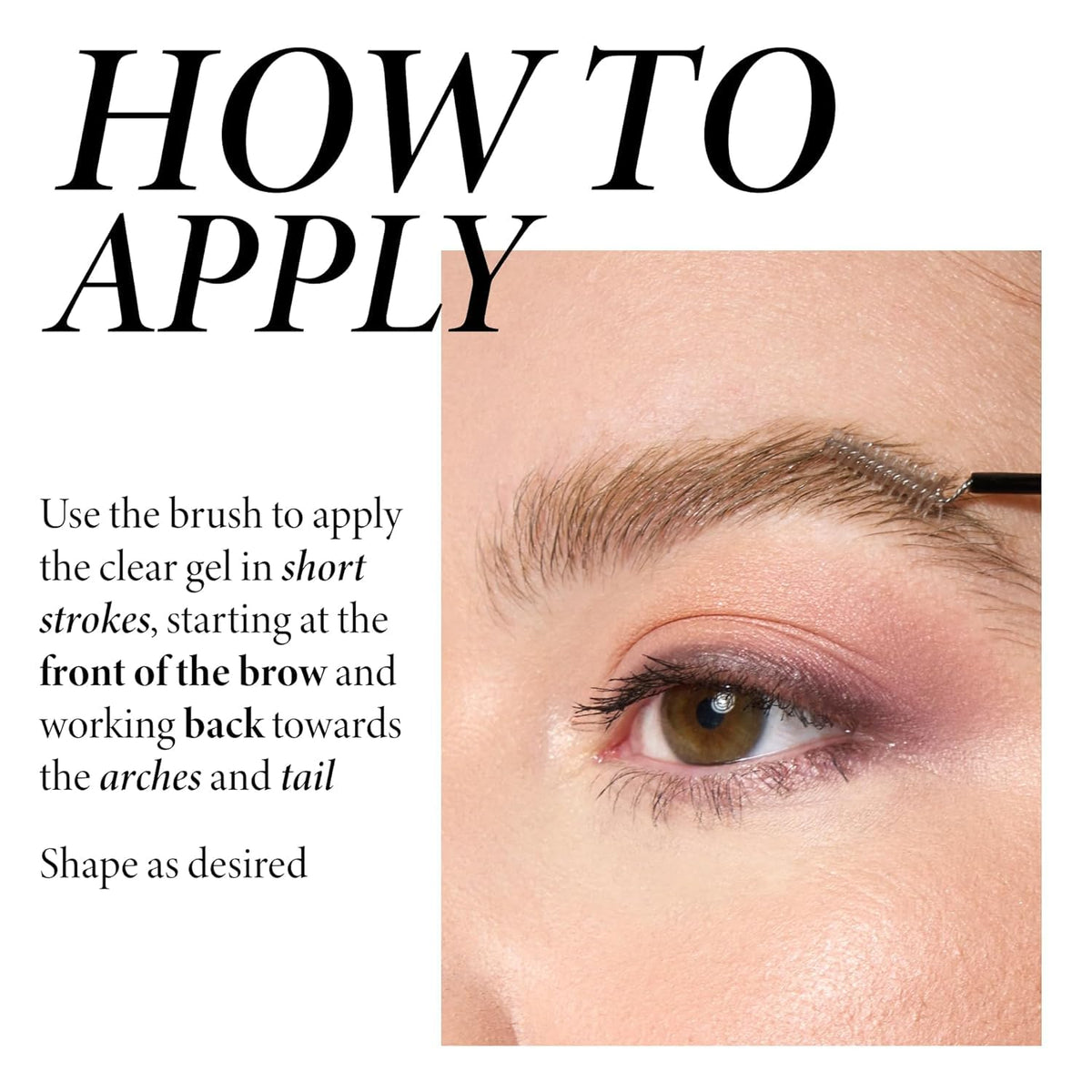 LAURA GELLER NEW YORK comparison before and after filling sparse brows