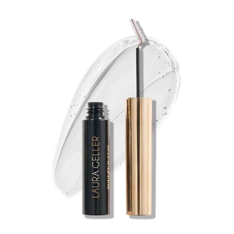 LAURA GELLER NEW YORK front packaging showing dual-ended brow tool and benefits