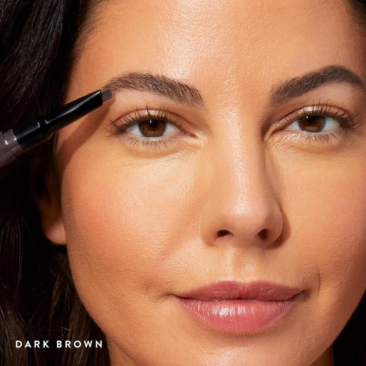 LAURA GELLER NEW YORK angled pencil tip close-up creating precise hair-like strokes