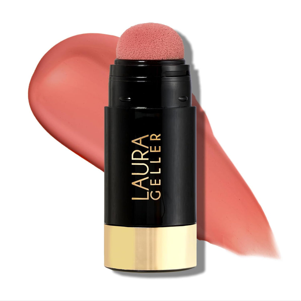 LAURA GELLER NEW YORK front packaging showing Casual Coral and applicator benefits