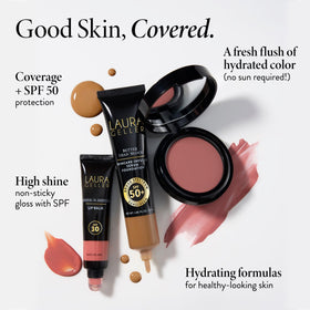 LAURA GELLER serum foundation pump dispenses lightweight hydrating coverage