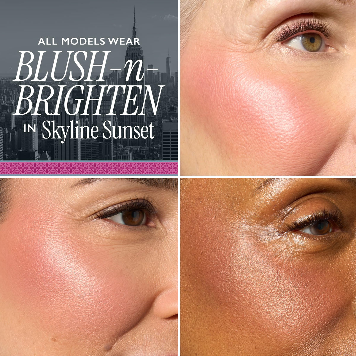 LAURA GELLER marbleized powder texture close-up highlighting smooth satin payoff