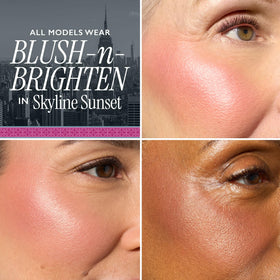 LAURA GELLER marbleized powder texture close-up highlighting smooth satin payoff