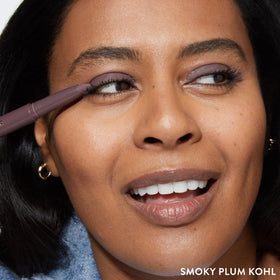 LAURA GELLER NEW YORK multiple Smoky Plum swatches showing rich blendable pigment