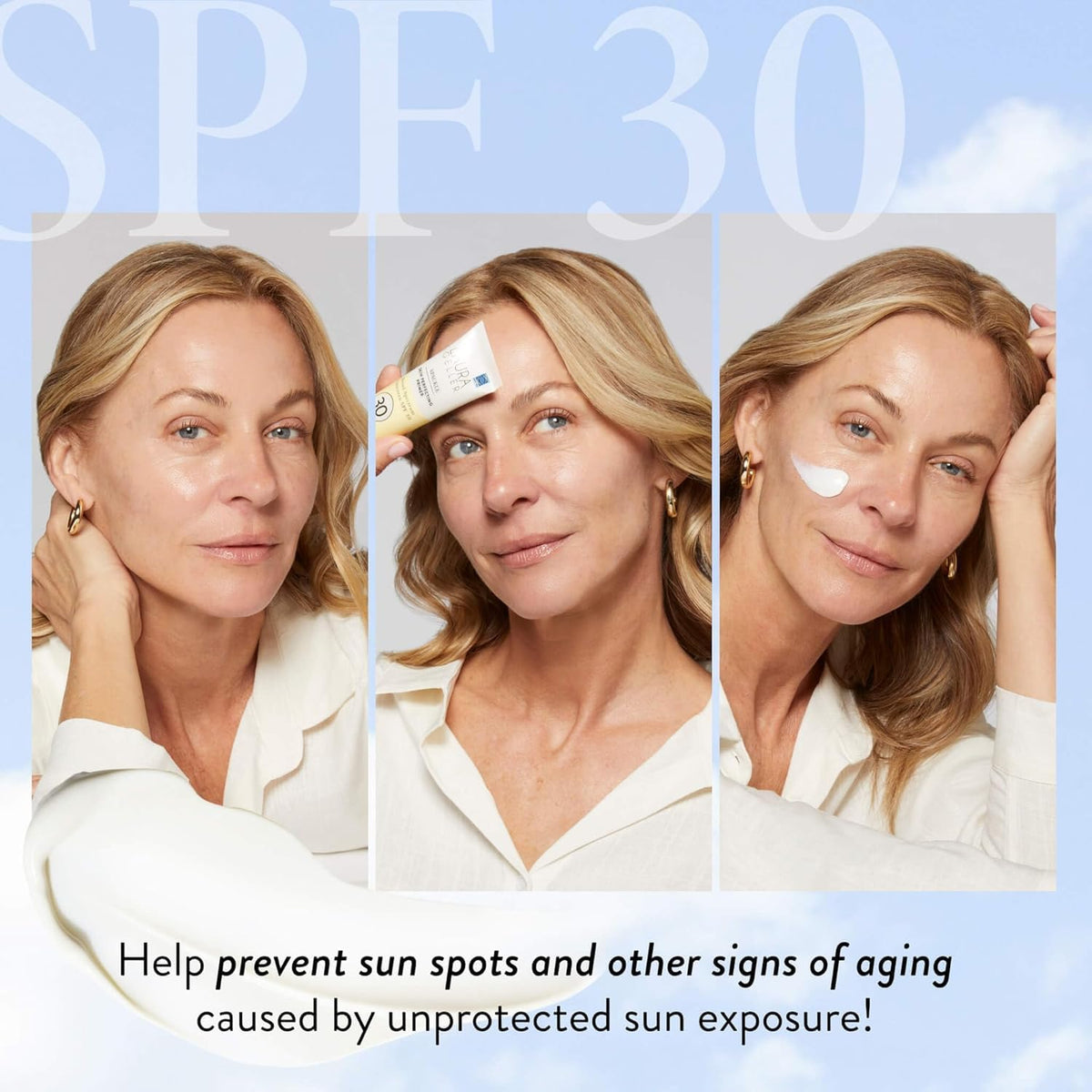 LAURA GELLER placed on vanity suggesting daily skincare routine