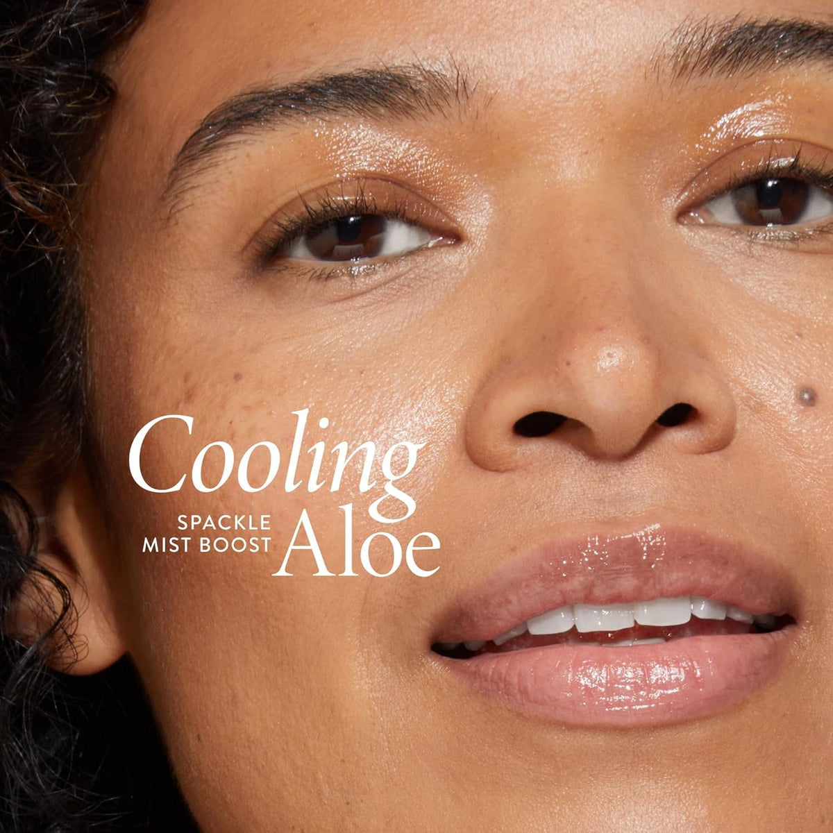 LAURA GELLER NEW YORK label close-up highlighting cooling aloe and botanical extracts