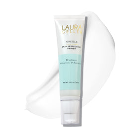 LAURA GELLER NEW YORK front packaging showing clear hydrating primer benefits