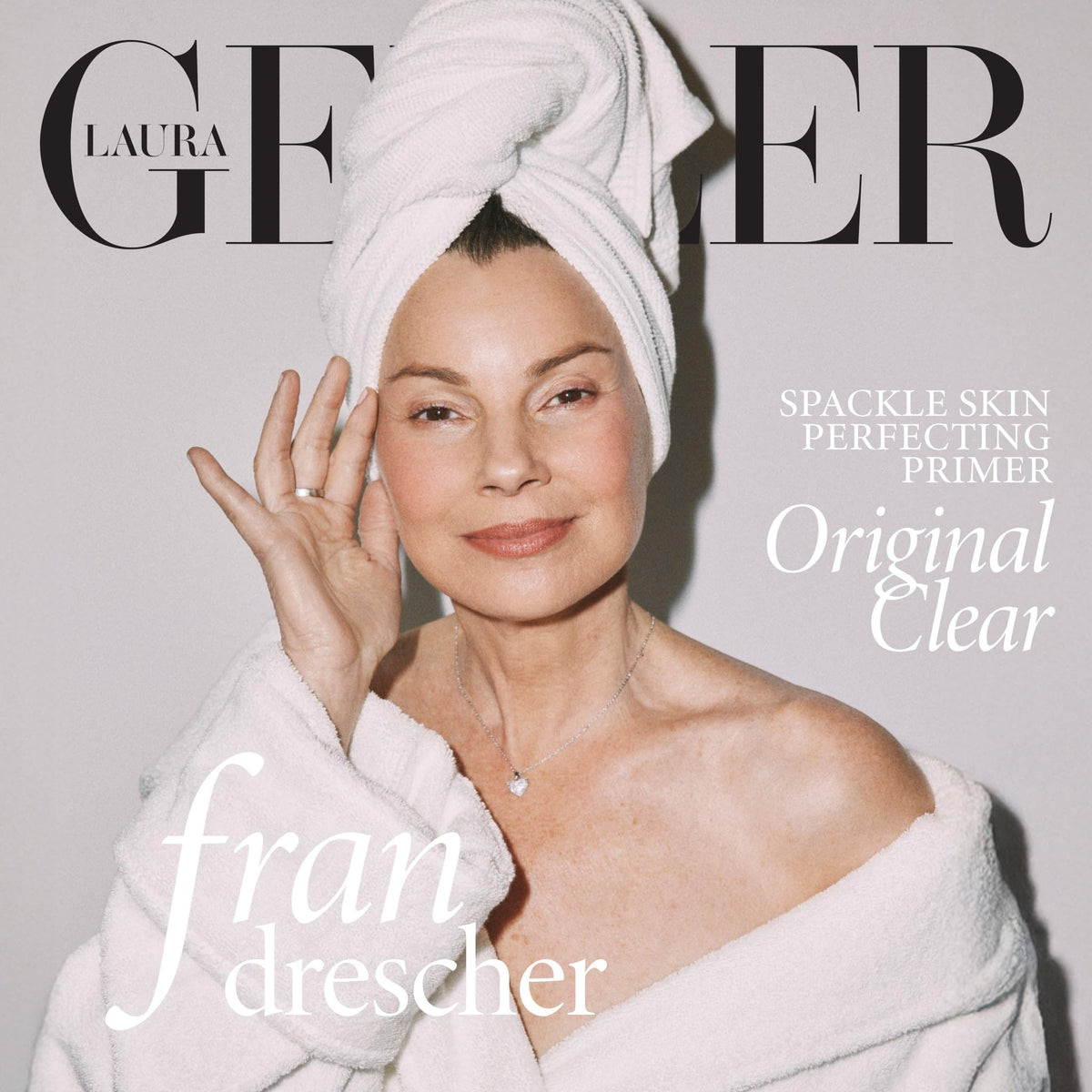 LAURA GELLER NEW YORK primer being spread on hand to demonstrate blendability