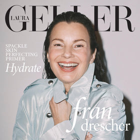 LAURA GELLER NEW YORK primer blended on hand showing improved skin texture