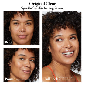 LAURA GELLER NEW YORK primer texture on fingertip showing lightweight gel