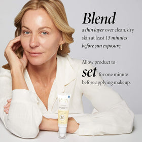 LAURA GELLER with foundation flatlay showing primer as base