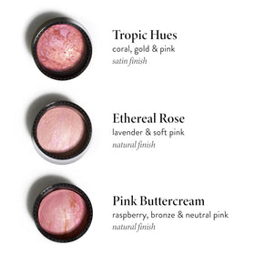 LAURA GELLER swatch on medium skin showing true Tropic Hues payoff