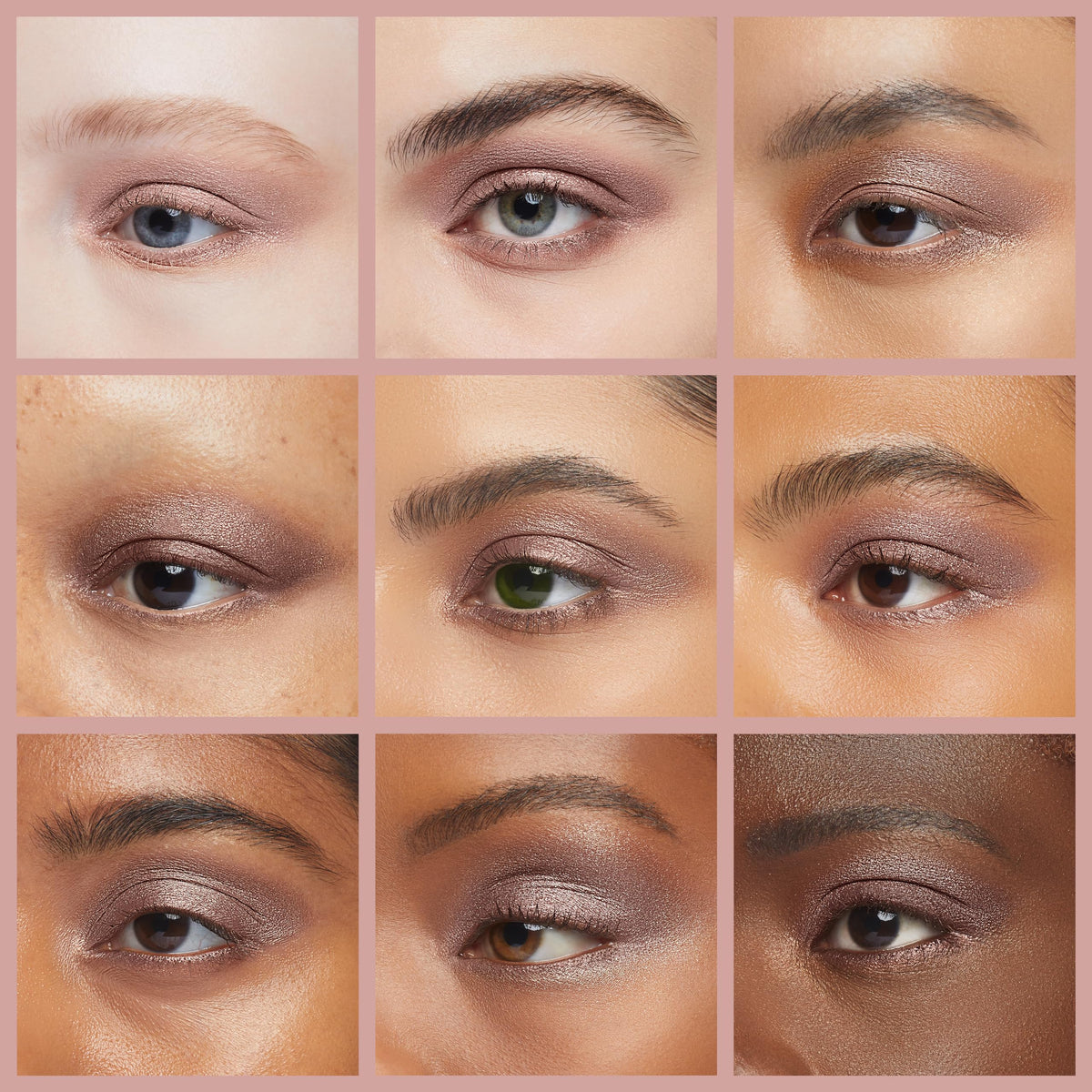 LAURA GELLER applying champagne shadow on eyelid for quick luminous coverage